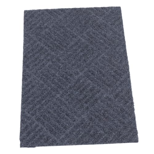 Toyvian Fußmatte Türmatten Eingangsteppich Veranda Teppich Gewerbliche Eingangsmatte Fußmatte Inneneingang Inneneingangsmatten Für Zuhause Eingangsmatte Innen Polyester Grau von Toyvian