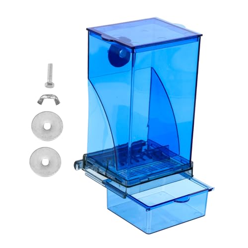 Toyvian Futterautomat Futterspender Papageifutter Fütterung Lebensmittelbehälter Vogelfütterer Vogelfutterstation Automatisch Klein Pet Bird Feeder Container Vogelbehälter Groß Blau Acryl Toyvian Futterautomat Futterspender Papageifutter Fütterung Lebensmittelbehälter Vogelfütterer Vogelfutterstation Automatisch Klein Pet Bird Feeder Container Vogelbehälter Groß Blau Acryl von Toyvian