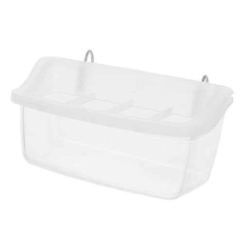 Toyvian Futternapf Für Häschen Vogelfutterspender Sauberer Sittich Wasserspender Kaninchennäpfe Sittich Futternapf Vogelkäfig Tablett Vogelkäfig Futterspender Papageien von Toyvian