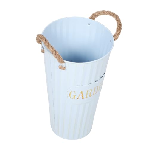 Toyvian Galvanisierte Blumenbehälter Hohe Metallvase Für Große Blumenarrangements Im Rustikalen Amerikanischen Stil Dekorative Eisenvase Für Hochzeiten Und Garten Vintage-Design Toyvian Galvanisierte Blumenbehälter Hohe Metallvase Für Große Blumenarrangements Im Rustikalen Amerikanischen Stil Dekorative Eisenvase Für Hochzeiten Und Garten Vintage-Design von Toyvian