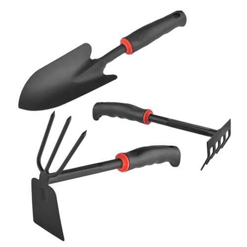 Toyvian Gartengeräte Eisengartenwerkzeug mit Breiter Schaufel Doppelseitiger Hacke und Rechen Rutschfester Ergonomischer Griff für Balkon Topfpflanzen und Gartenarbeit Geeignet Toyvian Gartengeräte Eisengartenwerkzeug mit Breiter Schaufel Doppelseitiger Hacke und Rechen Rutschfester Ergonomischer Griff für Balkon Topfpflanzen und Gartenarbeit Geeignet von Toyvian