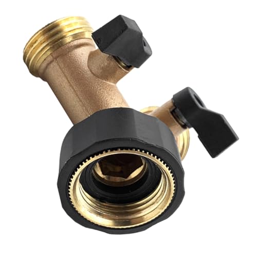 Toyvian Gartenschlauch Y Verteiler mit Absperrhähnen Schlauchadapter aus Abs Gummi und Vernickeltem Kupfer Dicht für Gartenbewässerung Autowäsche und Vielseitigen Einsatz Toyvian Gartenschlauch Y Verteiler mit Absperrhähnen Schlauchadapter aus Abs Gummi und Vernickeltem Kupfer Dicht für Gartenbewässerung Autowäsche und Vielseitigen Einsatz von Toyvian