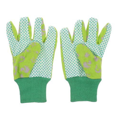 Toyvian Gartenschutzhandschuhe Dicke Schnittfeste Arbeitshandschuhe Atmungsaktiv für Garten Pflanzen Outdoor Aktivitäten Jungen Mädchen von Toyvian