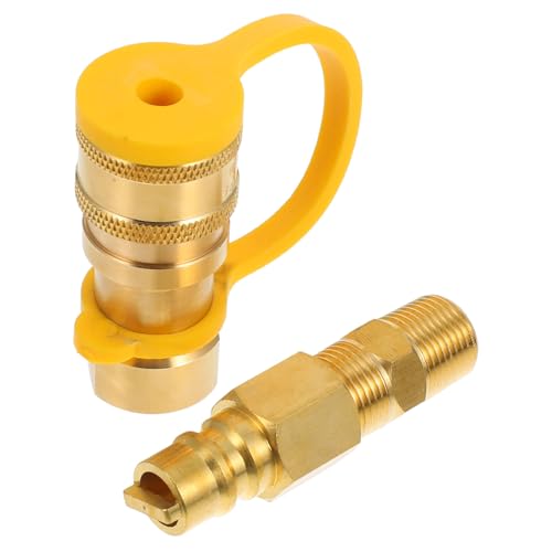 Toyvian Gastank Schnellkupplung Propanschlauch Schnellkupplung mit Männlichem Gasstecker Effizienter für Grill und Heizgeräte Langlebige Konstruktion Einfache Toyvian Gastank Schnellkupplung Propanschlauch Schnellkupplung mit Männlichem Gasstecker Effizienter für Grill und Heizgeräte Langlebige Konstruktion Einfache von Toyvian