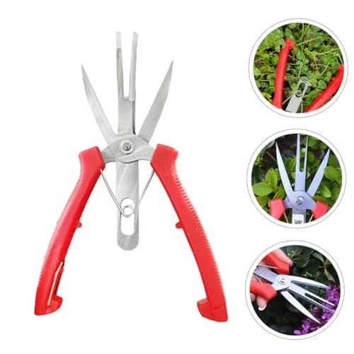 Toyvian Gemüse und Obstschere Leicht Ergonomisch Gartenschere für Garten Obstbäume Schnitt Handlich Tragbar Professionell für Gartenarbeit Heimgebrauch von Toyvian