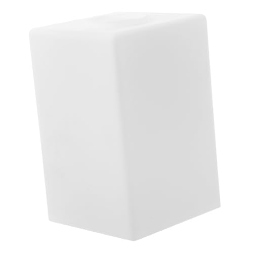 Toyvian Glass Lamp Shade Ersatz Quadratisch Milchglas Lampenschirm für Pendelleuchte Deckenleuchte Modern Robust Vielseitig für Wohnzimmer Schlafzimmer Küche von Toyvian