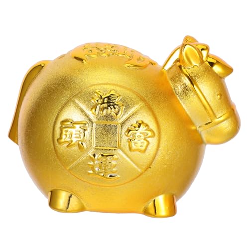Toyvian Golden Horse Money Bank Gelddosen Pferdefigur aus Keramik Pferdedeko für Zuhause Geldsparetopf Statue Pferd tierische Münzbank Pferdedeko für zu Hause goldene Tierstatue Tierbanken Toyvian Golden Horse Money Bank Gelddosen Pferdefigur aus Keramik Pferdedeko für Zuhause Geldsparetopf Statue Pferd tierische Münzbank Pferdedeko für zu Hause goldene Tierstatue Tierbanken von Toyvian