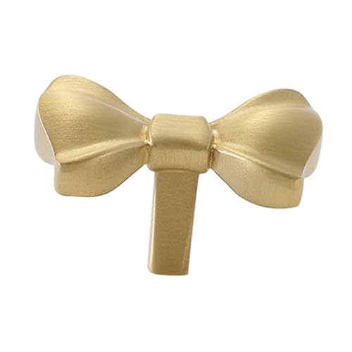 Toyvian Goldfarbene Schmetterlingsförmige Schubladenknöpfe Boho inspirierte Möbelgriffe Elegante Türknäufe für Kommoden und Schränke Einfache Montage Stilvolle Möbelbeschläge von Toyvian
