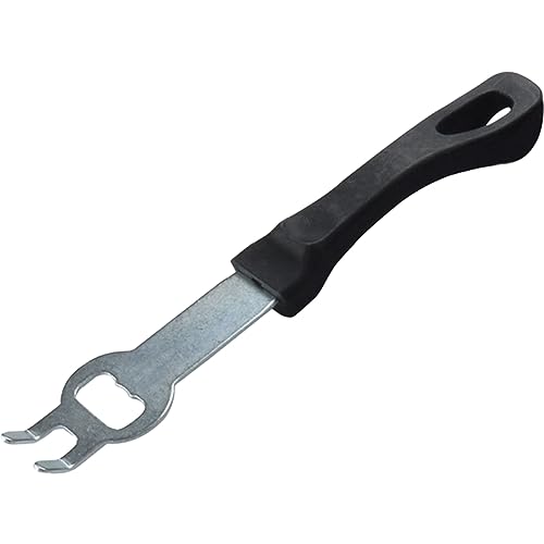 Toyvian Grillplatte Lifter Wärmebeständiges Gripper Werkzeug für Sicheres von Grillplatten für BBQ Multifunktional mit Flaschenöffner von Toyvian