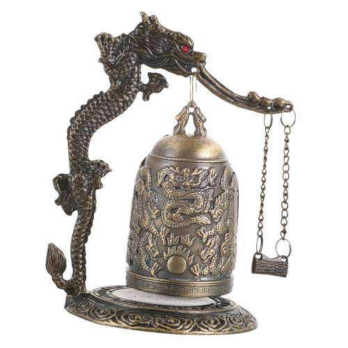 Toyvian Große Bronzelocke im Chinesischen Dekoration für Schreibtisch Sammelbare Feng Shui Statue Raumgestaltung und Kulturelle Akzentuierung Toyvian Große Bronzelocke im Chinesischen Dekoration für Schreibtisch Sammelbare Feng Shui Statue Raumgestaltung und Kulturelle Akzentuierung von Toyvian