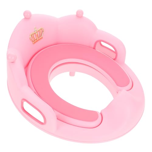 Toyvian Großer Babysitz Toilettenaufsatz mit Abnehmbarem Weichem Polster und Griff Universeller Töpfchentrainer für Jungen und Mädchen Kindersicherer Toilettensitz Langlebig und Leicht zu Toyvian Großer Babysitz Toilettenaufsatz mit Abnehmbarem Weichem Polster und Griff Universeller Töpfchentrainer für Jungen und Mädchen Kindersicherer Toilettensitz Langlebig und Leicht zu von Toyvian