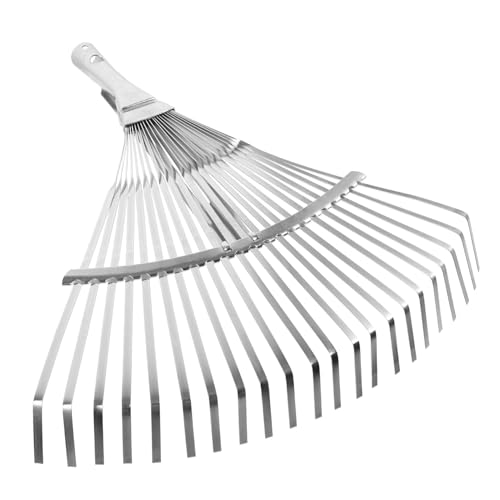 Toyvian Großer Gartengabel aus mit Teleskopstiel Langlebiger Laubrechen für Gartenarbeit Zähne Metallrechen zum Bodenlockern und Laubaufnehmen Rostfrei und Robust Toyvian Großer Gartengabel aus mit Teleskopstiel Langlebiger Laubrechen für Gartenarbeit Zähne Metallrechen zum Bodenlockern und Laubaufnehmen Rostfrei und Robust von Toyvian