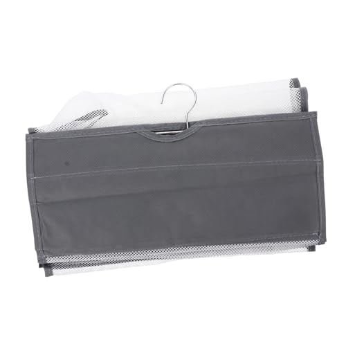 Toyvian Großer Hängender Aufbewahrungsbeutel mit Rostfreiem Stahlhaken Stabilen Vielseitiger Organizer für Kleiderschrank Kleidung Snacks und Platzsparend von Toyvian