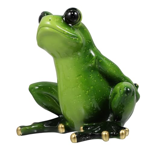 Toyvian Grüner Resin Weinflaschenhalter in Froschform Kreatives Weinregal für Tisch und Bar Rostfrei Praktisch und Dekorativ Geeignet für Zuhause Restaurant von Toyvian