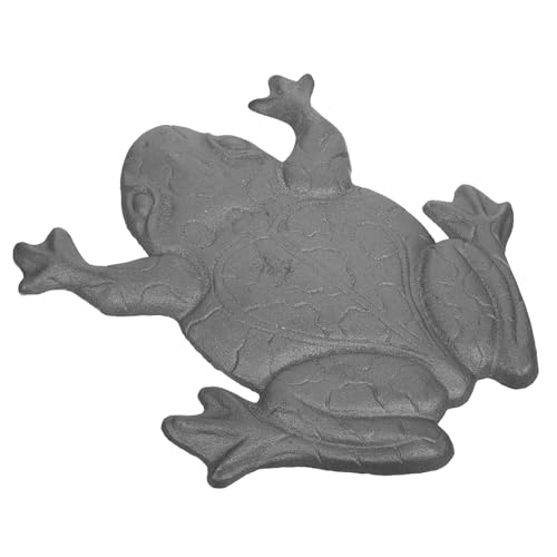 Toyvian Gusseisen Gartenfigur mit Frosch Rutschfester Gehwegstein für Garten Patios und für Einfahrten und Blumenbeete Toyvian Gusseisen Gartenfigur mit Frosch Rutschfester Gehwegstein für Garten Patios und für Einfahrten und Blumenbeete von Toyvian