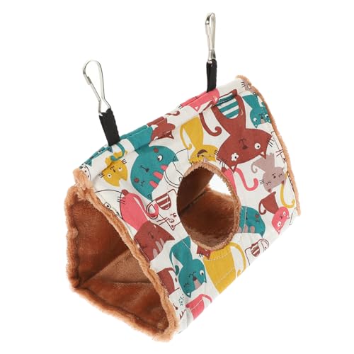 Toyvian Hängende Hängematte für Atmungsaktives Vogelhaus aus Robustem Material für Wellensittiche und Kleine Haustiere Bietet Winter Toyvian Hängende Hängematte für Atmungsaktives Vogelhaus aus Robustem Material für Wellensittiche und Kleine Haustiere Bietet Winter von Toyvian