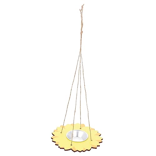 Toyvian Hängende Vogelhäuschen Im Freien Vogel Fütterer Wild Vogelfütterer Pellets Samen Sonnenblumenvogelfutterhäuscher Fenstervogelfutterleiter Green Holz von Toyvian