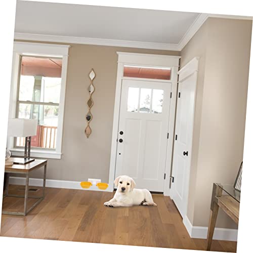 Toyvian Hängender Dual Napf für Katzen und Kätzchen Verstellbarer Futter und Wassernapf Langlebig Sicher Nagelfrei Platzsparend für Komfortables Füttern und Trinken von Toyvian