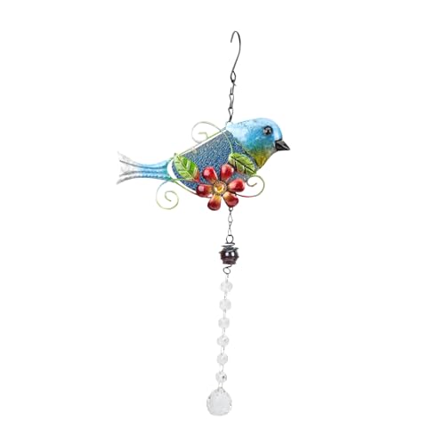 Toyvian Hängender Kristall Eisen Kunst Gartendeko für Fenster und Garten Funkelndes Ornament für und Außendekoration Toyvian Hängender Kristall Eisen Kunst Gartendeko für Fenster und Garten Funkelndes Ornament für und Außendekoration von Toyvian