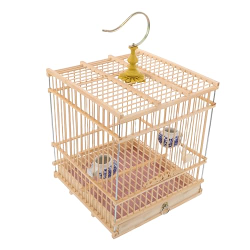 Toyvian Vogelkäfig Mit Herausnehmbarem Tablett Und Aufhängehaken Rechteckiger Käfig Für Wellensittiche Unzertrennliche Und Papageien Karbonisierte Oberfläche Feine Struktur Toyvian Vogelkäfig Mit Herausnehmbarem Tablett Und Aufhängehaken Rechteckiger Käfig Für Wellensittiche Unzertrennliche Und Papageien Karbonisierte Oberfläche Feine Struktur von Toyvian