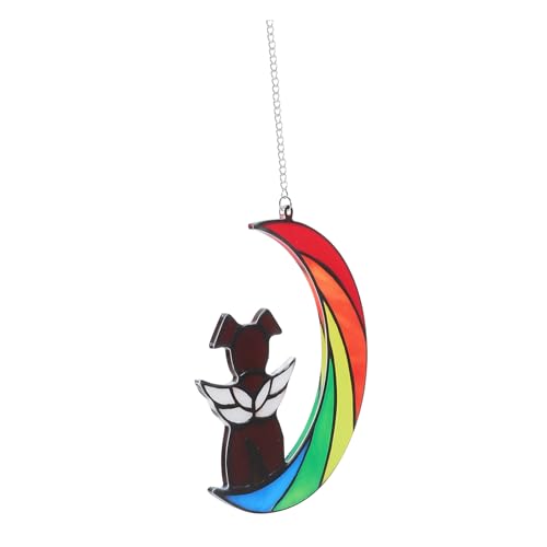 Toyvian Hängendes Ornament Für Haustiergedenken Dekorativer Hund Mond Fenster Und Türdekoration Für Innen Und Außenbereich Herzliche An Ihren Geliebten Hund Toyvian Hängendes Ornament Für Haustiergedenken Dekorativer Hund Mond Fenster Und Türdekoration Für Innen Und Außenbereich Herzliche An Ihren Geliebten Hund von Toyvian