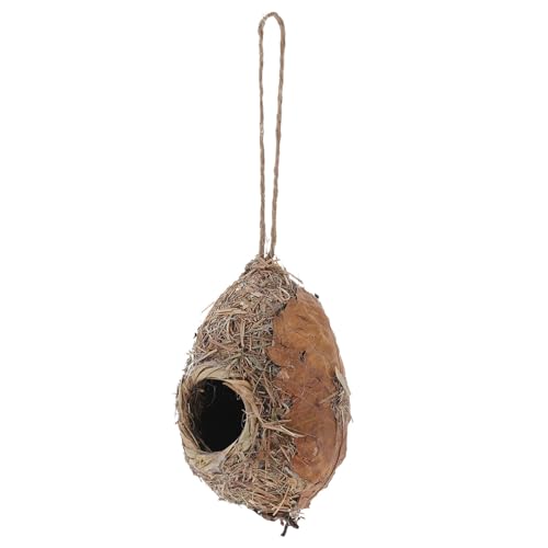 Toyvian Hängendes Vogelnest Garten Deko Aus Naturnahem Grasgeflecht Pastoral Stil Wetterfestes Vogelhaus Für Außenbereich Baum Terrasse Balkon Toyvian Hängendes Vogelnest Garten Deko Aus Naturnahem Grasgeflecht Pastoral Stil Wetterfestes Vogelhaus Für Außenbereich Baum Terrasse Balkon von Toyvian