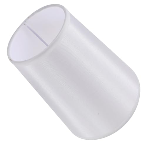 Toyvian Halbrunder Lampenschirm für Tischlampen Weißer Leichter Lampenschirm mit Einfachem Vintage-design Dekorative Abdeckung für Nachttisch Schlafzimmer und Arbeitszimmer Einfache von Toyvian