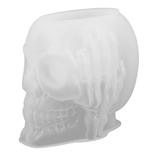 Toyvian Halloween Skull Silikonform für Kerzenhalter Blumentopf und Stiftbehälter Wiederverwendbare Diy Form Flexiblem Material für Kreative Bastelprojekte Toyvian Halloween Skull Silikonform für Kerzenhalter Blumentopf und Stiftbehälter Wiederverwendbare Diy Form Flexiblem Material für Kreative Bastelprojekte von Toyvian