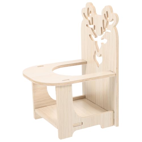 Toyvian Hamster Futterstuhl aus Holz Kompakter Stuhl für Kleine Haustiere Niedliches Chinchilla Sicher und Langlebig als Ruhe und Futterplatz für Hamster und Zwerghamster Toyvian Hamster Futterstuhl aus Holz Kompakter Stuhl für Kleine Haustiere Niedliches Chinchilla Sicher und Langlebig als Ruhe und Futterplatz für Hamster und Zwerghamster von Toyvian