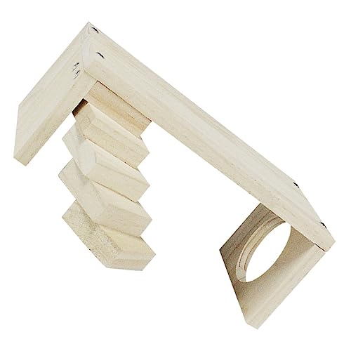 Toyvian Hamster Plattform mit Leiter Holzspielzeug für Zwerghamster Chinchillas und Andere Kleintiere Praktische Kletterplattform Bewegung und Spielspaß im Käfig Toyvian Hamster Plattform mit Leiter Holzspielzeug für Zwerghamster Chinchillas und Andere Kleintiere Praktische Kletterplattform Bewegung und Spielspaß im Käfig von Toyvian