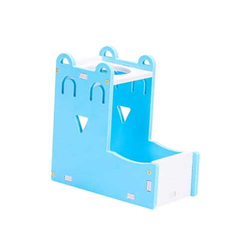Toyvian Hamster Wasserspender Halter aus Holz Kunststoff Futterstation und Trinkbrunnen für Kleine Haustiere Wie Meerschweinchen Igel Mäuse Stabiler Praktischer Napf in Blau Flasche Toyvian Hamster Wasserspender Halter aus Holz Kunststoff Futterstation und Trinkbrunnen für Kleine Haustiere Wie Meerschweinchen Igel Mäuse Stabiler Praktischer Napf in Blau Flasche von Toyvian