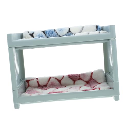 Toyvian Hamsterbett mit Kuscheldecke Komfortables Kleines Haustiernest Langlebiges Hamsterzubehör für Schlaf und Spielbereich Abnehmbar Geeignet für Hamster Meerschweinchen von Toyvian