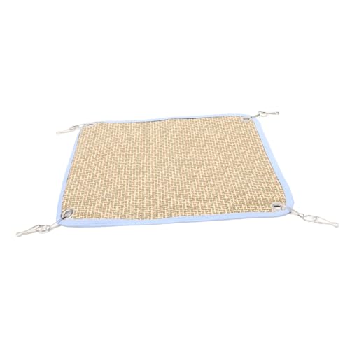 Toyvian Hamsterschaukel Hängematte aus Stroh Langlebiges Käfigspielzeug für Zwerghamster Natürlicher Kühlplatz Sommerhängematte für Kleintiere Toyvian Hamsterschaukel Hängematte aus Stroh Langlebiges Käfigspielzeug für Zwerghamster Natürlicher Kühlplatz Sommerhängematte für Kleintiere von Toyvian