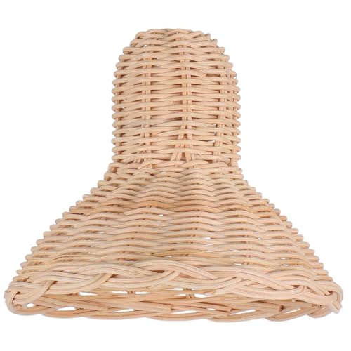 Toyvian Handgefertigter Rattan Lampenschirm für Pendelleuchte und Tischlampe Vintage Wicker Lampenschirm für für Bars Teehäuser und Cafés Toyvian Handgefertigter Rattan Lampenschirm für Pendelleuchte und Tischlampe Vintage Wicker Lampenschirm für für Bars Teehäuser und Cafés von Toyvian