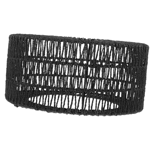 Toyvian Handgewebter Lampenschirm aus Strohtau Robuste Eisenstruktur Großer Deckenlampenschirm für Wohnzimmer Schlafzimmer Hotel und Rustikales Design Leichter Pendelleuchten-ersatz Toyvian Handgewebter Lampenschirm aus Strohtau Robuste Eisenstruktur Großer Deckenlampenschirm für Wohnzimmer Schlafzimmer Hotel und Rustikales Design Leichter Pendelleuchten-ersatz von Toyvian