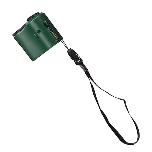 Toyvian Handkurbel Power Bank USB Notfallgenerator Outdoor Ladegerät mit Ergonomischem Design Langlebigem Kunststoff für Camping Wandern Klettern und Reisen von Toyvian