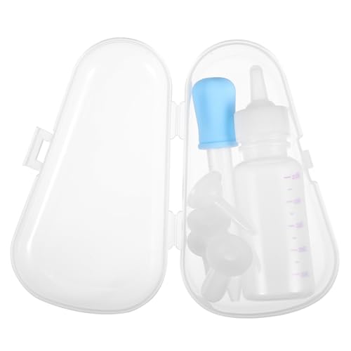 Toyvian Haustier Aufzuchtflasche mit Messskala Welpen und Kätzchen Milchflasche mit Tropfer Auslaufsicherer Futterspender für Wasser Milch und Medizin Tragbar mit Aufbewahrungsbox Blau Toyvian Haustier Aufzuchtflasche mit Messskala Welpen und Kätzchen Milchflasche mit Tropfer Auslaufsicherer Futterspender für Wasser Milch und Medizin Tragbar mit Aufbewahrungsbox Blau von Toyvian