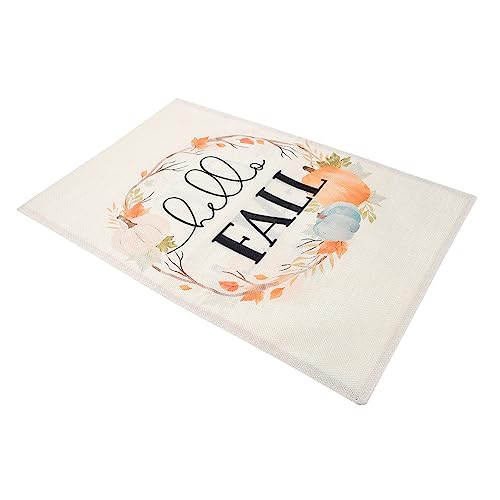 Toyvian Herbstliche Gartenflagge mit Kürbismotiv Doppelseitige Dekoration für Pool und Garten Langlebige und Farbenfrohe Herbstdekoration für Gartenpartys und Festivitäten von Toyvian