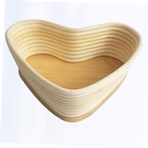 Toyvian Herzförmiges Gärkörbchen aus Natur rattan mit Abdeckung Brotbackzubehör für Sauerteig und Teigführung Geeignet für Professionelles und Privates Backen Toyvian Herzförmiges Gärkörbchen aus Natur rattan mit Abdeckung Brotbackzubehör für Sauerteig und Teigführung Geeignet für Professionelles und Privates Backen von Toyvian