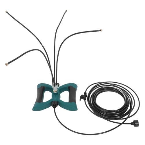 Toyvian Hocheffizientes Eu Standard Spray Kühlsystem für Außenbereiche mit Verlängerungsschlauch Kompatibel mit Gartenschläuchen Tragbar und Langlebig für Terrasse Garten und Poolbereiche von Toyvian