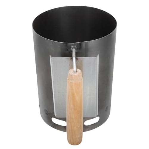 Toyvian Hochleistungs Anzündkamin mit Holzgriff für Grillen und Outdoor Kochen Tragbar und Effizient für Camping und Bbq Aktivitäten von Toyvian