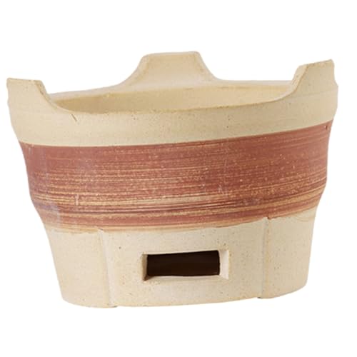Toyvian Hochtemperaturbeständiger Holzkohlegrill Kleiner Bbq Grillofen für Garten und Outdoor mit Optimaler Belüftung zum Grillen Kochen und Wärmen von Toyvian