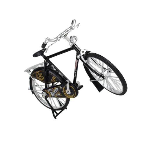 Toyvian Hochwertiger Legierung Robustes Miniatur dekoobjekt im Vintage Stil Stabiles Finger Bike Modell für Wohnraum Regal und Schreibtisch Kleine Radfahrer Deko von Toyvian