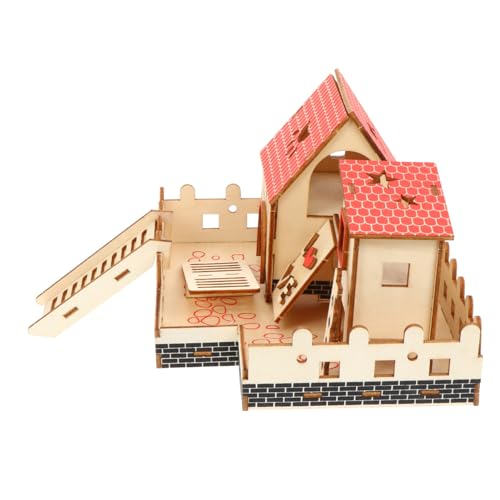 Toyvian Holz Hamster Kletterleiter Stabiles Klettergerüst für Zwerghamster und Kleine Haustiere Fördert Bewegung Balance und Gesundheit Atmungsaktiv und Komfortabel Langlebiges von Toyvian