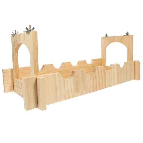Toyvian Holz Hamsterbrücke Langlebig Kleines Haustierversteck Robustes Nager für Meerschweinchen Chinchillas und Kleintiere Sicher Glatte Oberfläche Multifunktional von Toyvian