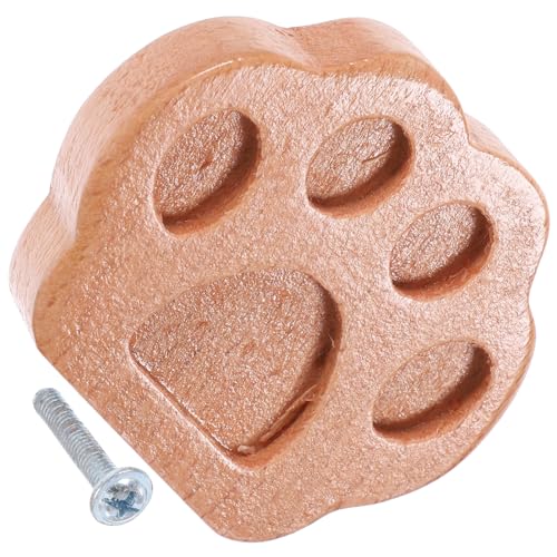 Toyvian Holz Möbelknopf Bär Pfote Form Stabile Massiv Buche Schubladengriff Tiermotiv Für Kommode Schrank Kleiderschrank Kinderzimmer Dekorative Möbelgriffe von Toyvian