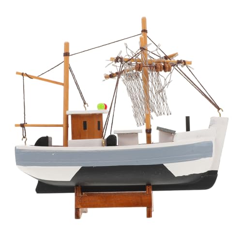 Toyvian Holz Segelboot Modell aus Massivem Holz Mediterranes Küstenstil Dekor Mini Segelschiff Figurine für Küstenhaus Tischdekoration Rustikales Segelboot Regal Schmuckstück Toyvian Holz Segelboot Modell aus Massivem Holz Mediterranes Küstenstil Dekor Mini Segelschiff Figurine für Küstenhaus Tischdekoration Rustikales Segelboot Regal Schmuckstück von Toyvian