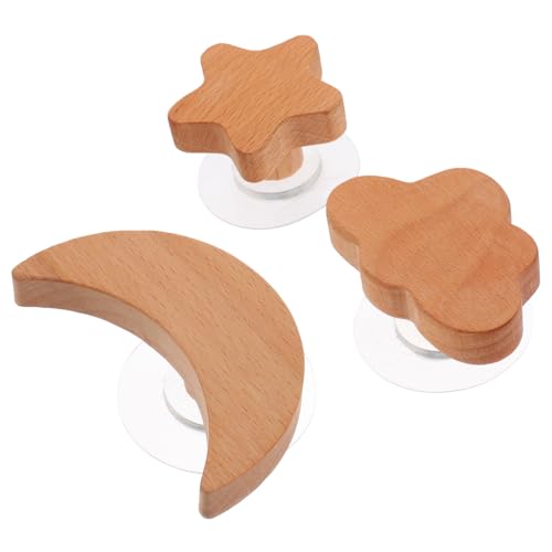 Toyvian Holz Wandhaken Wolke Mond Stern Form Selbstklebend Dekorativ für Kinderzimmer Garderobe Kleiderbügel Hutschlüssel Organizer Natürliches Öl Beschichtet Toyvian Holz Wandhaken Wolke Mond Stern Form Selbstklebend Dekorativ für Kinderzimmer Garderobe Kleiderbügel Hutschlüssel Organizer Natürliches Öl Beschichtet von Toyvian