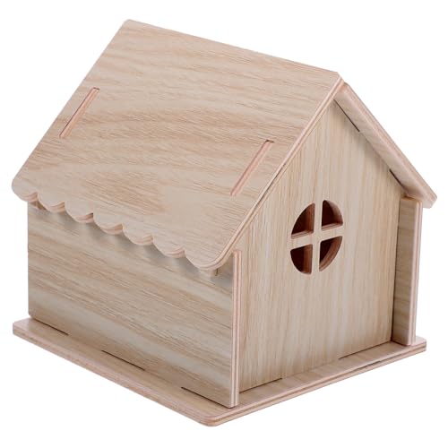 Toyvian Holzversteck für Hamster und Ratten Verschleißfestes Nagetierhaus aus Natürlichem Holz Multifunktionales Hamsterhaus als Rückzugsort und Spielhaus Geeignet für Zwerghamster und Toyvian Holzversteck für Hamster und Ratten Verschleißfestes Nagetierhaus aus Natürlichem Holz Multifunktionales Hamsterhaus als Rückzugsort und Spielhaus Geeignet für Zwerghamster und von Toyvian
