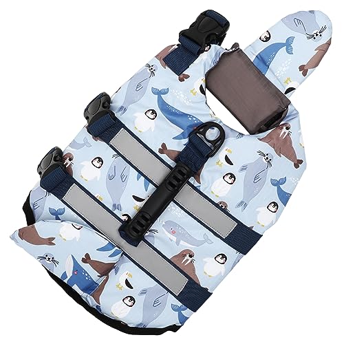 Toyvian Hunde Schwimmweste mit Verstellbarem Griff Langlebige und Praktische Rettungsweste für Welpen und Hunde für Wasserspiele und Schwimmen Polyestermaterial Toyvian Hunde Schwimmweste mit Verstellbarem Griff Langlebige und Praktische Rettungsweste für Welpen und Hunde für Wasserspiele und Schwimmen Polyestermaterial von Toyvian